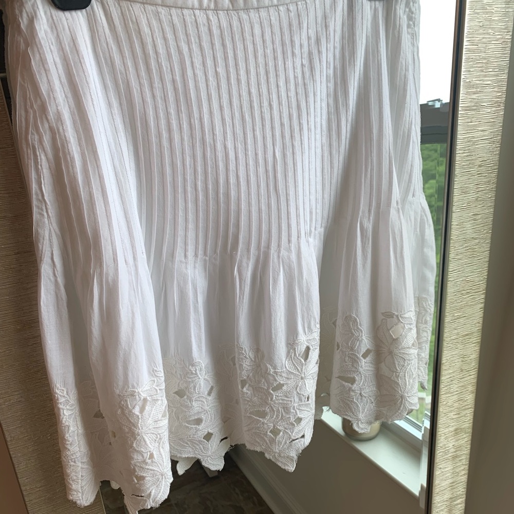 Embroidered lace skirt from JCrew